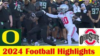 #2 Ohio State vs #3 Oregon Football Game Highlights 10 12 2024