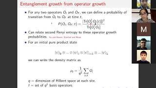 Shreya Vardhan - Void formation, unitarity, and growth of multipartite entanglement