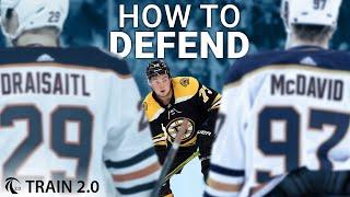 How to Defend a 2 on 1 in Hockey