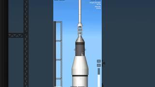 Remaking @VECTAVERSE Saturn V Launch Video For Fun #sfs #apollo11 #nasa #space