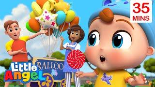 Yummy Yummy Lollipop! + more Sweet Songs | Little Angel Kids Songs & Nursery Rhymes