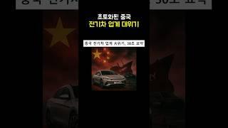 中 전기차, 대위기?