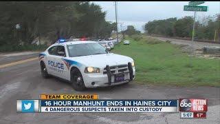 16 hour manhunt ends in Haines City