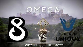 Team Unique VS B8 Esports G1 BO3 OMEGA League: Europe Divine Division Dota 2 Live