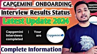 Capgemini Interview Results Imp Update | Onboarding Update | LOI Mail, Rejection Mail,Pre-offer Mail