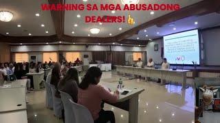 cong bosita nag lecture sa mga  dealers