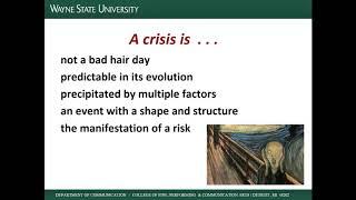 Dr. Matthew Seeger - Agricultural Biosecurity, Pre-Crisis and Risk Communication