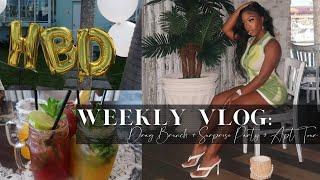 WEEKLY VLOG: EMPTY APT TOUR + DRAG BRUNCH + SURPRISE PARTY FOR MY MOM | Zahria Shantí