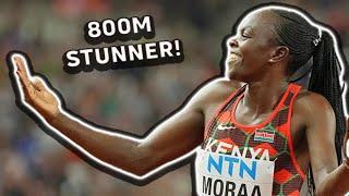 Mary Moraa Reacts To Win In LOADED Women's 800m At World Championship 2023