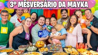 TERCEIRO MÊSVERSÁRIO DA MAYKA | Blog das irmãs