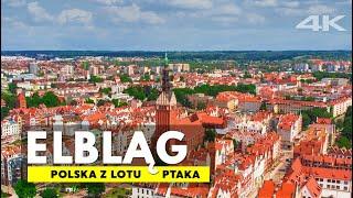 ELBLĄG Stare Miasto z lotu ptaka Old Town Elblag | Aerial 4K Drone Footage, DJI Mavic Air