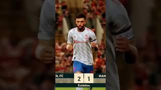 Liverpool Vs Manchester United 7 - 0 #premierleague #efootball #amazing  #freekick  #footballshorts