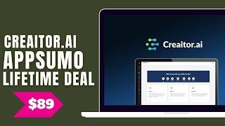 Creaitor AI Review & Creaitor.ai Appsumo Lifetime deal - Powerful AI Writing Assistant