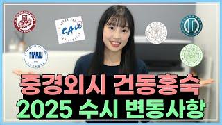 (2025 입시변화)중경외시 건동홍숙 목표인 수시러 있나?~~