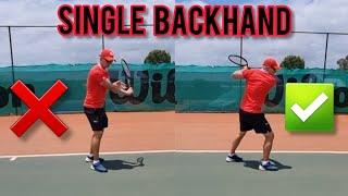 How to hit a Single Backhand | fundamentals (updated)