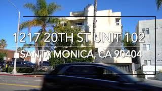 2 Bedroom Santa Monica Condo | 1217 20th Street, #102 | Realtor Gary Limjap