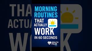 Morning Routines That Actually Work (In 60 Seconds)