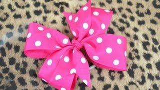 How To Make A Pinwheel Hair Bow