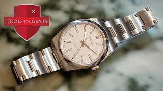 ROLEX OYSTER PERPETUAL 39 WEISSES BLATT (REF.: 114300) ToolsForGents.com (sold out)