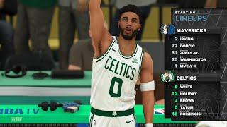 NBA 2k23 Update 24/25 First Look - Celtics vs Mavs