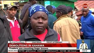 Business and public structures demolished in Kahawa Sukari