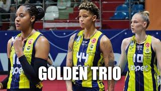 Golden Trio : Volleyball Stars Vargas, Cristina & Fedorovtseva!