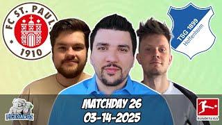 St. Pauli vs. Hoffenheim Bundesliga Free Picks 3/14/2025 PickDawgz On the Pitch | Football Picks