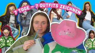 7 TAGE - 7 OUTFITS ZEICHNEN