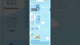 Cute Blue Sky Theme for Android