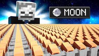 I Took 1,000,000 Villagers to The Moon