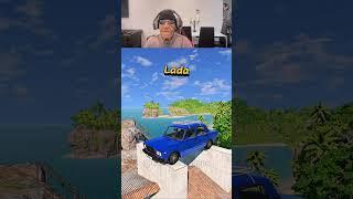 Cars Vs Rock #Beamng #shorts