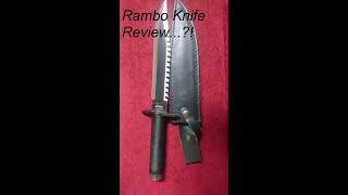 RAMBO KNIFE REVIEW. Awesome!?