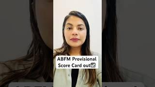 ABFM Provisional Score Card out️ #caiibnovdec2024 #caiib #caiibabfm