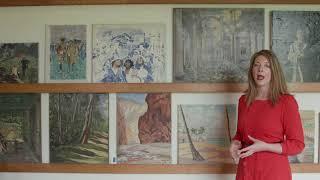 Tour of Winston Churchill's restored painting cottage at Chartwell