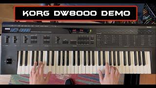 Korg DW-8000 Demo | No Talking |