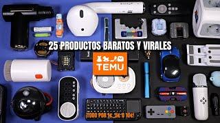 25 productos baratos y virales de TEMU  ¡Todo casi gratis por 1€, 5€ o 10€! #parte02