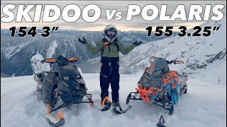 SKIDOO VS POLARIS Head To Head BATTLE