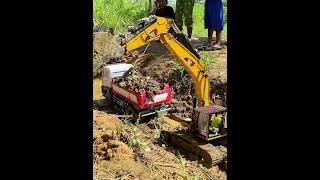 Borey RC’s team digging canal it has a lot of obstacle. #automobile #rctoys #excavator #rctruck