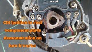 HOW SUZUKI F6A CDI IGNITION SYSTEM WORKS |  TUTORIAL DEMONSTRATED ON THE TABLE