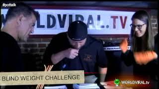 WORLDVIRAL tv 11/29/17 Eyeball Weight Challenge (Claudio Cañive VS Jane West) #PotTalk