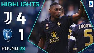 JUVENTUS-EMPOLI 4-1 | HIGHLIGHTS | 23ª GIORNATA | SERIE A ENILIVE 2024/25