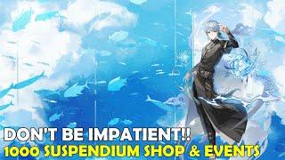 DON'T BE IMPATIENT - 1000 SUSPENDIUM SHOP & EVENTS!  [Tower of God: New World]