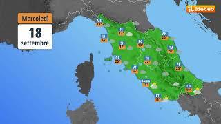 Meteo, previsioni meteo Mercoledì 18 settembre 2024