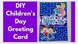 DIY Children's Day greeting card/Easy and Beautiful greeting card/How to make card for children'sday