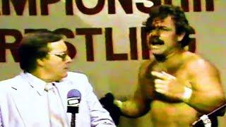 Mike Graham vs 'Playboy' Buddy Rose (Kevin Sullivan & Maya Singh (Bob Roop) Attack Graham) (1985)