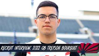 GOAZCATS.com interview: 2022 QB Treyson Bourguet at Rivals Camp LA | Arizona Wildcats Recruiting