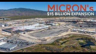 Aerial tour: Micron's $15 billion Boise expansion