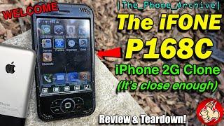 The "iFONE P168C" is an iPhone 2G Clone from 2008 - they got about 3% of it correct...