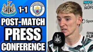 "I was almost crying on the pitch!" Gordon REACTS to WOR FLAGS & the game! | Newcastle 1-1 Man City