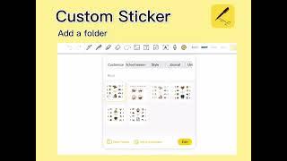 Jnotes Tutorial | Introducing the Custom Sticker Feature! 